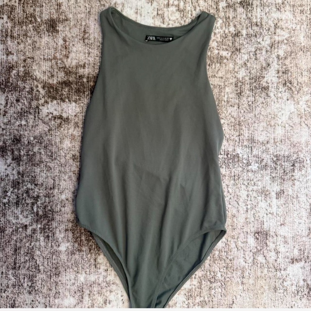 ZARA Green Bodysuit Size M - Picture 2 of 3